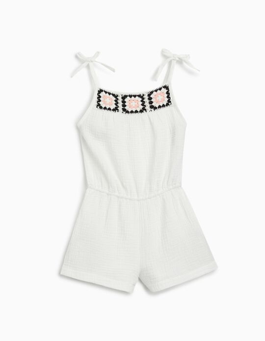 Comprar Online Macacão, Menina, Branco