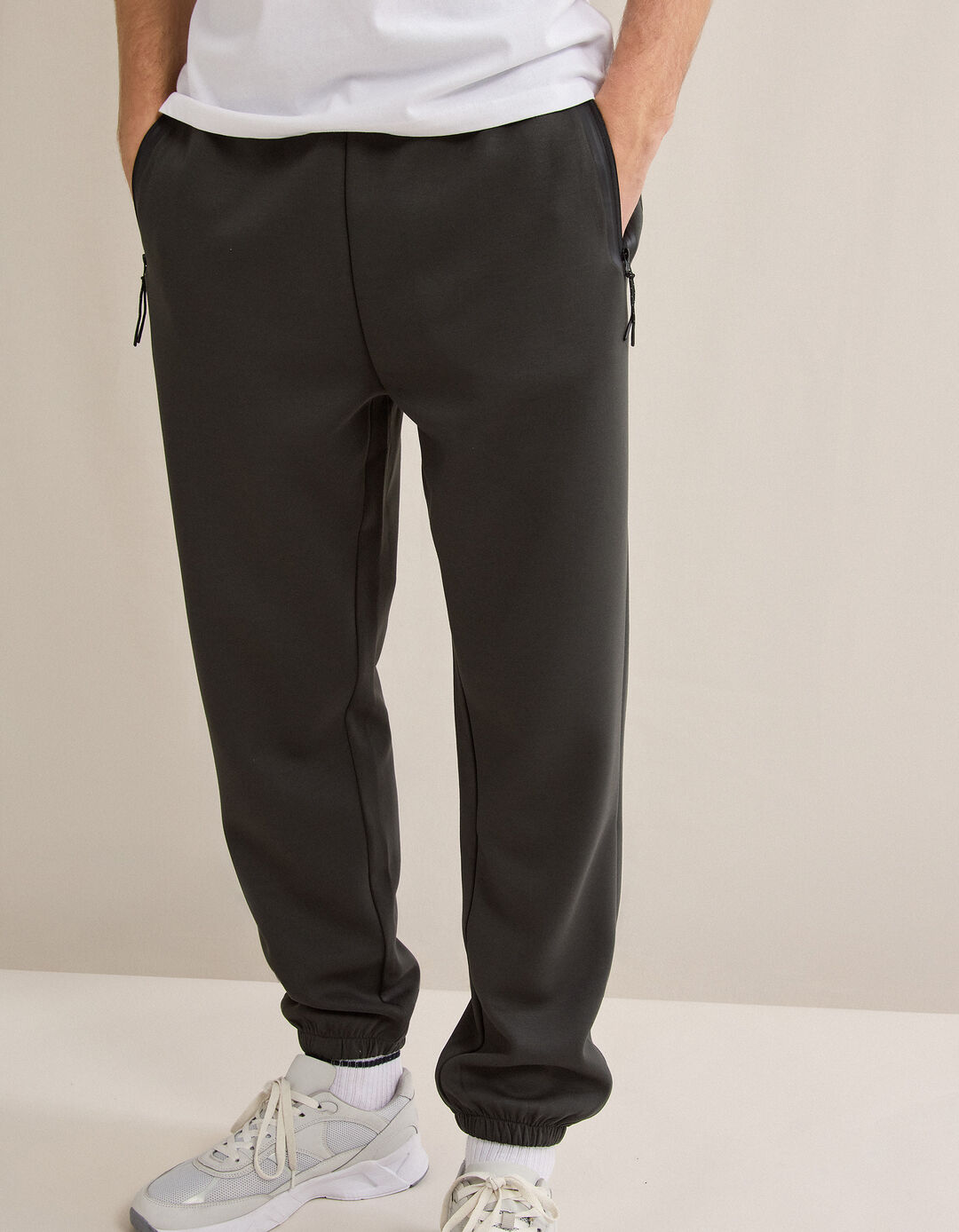 Joggers de Felpa, Homem, Verde