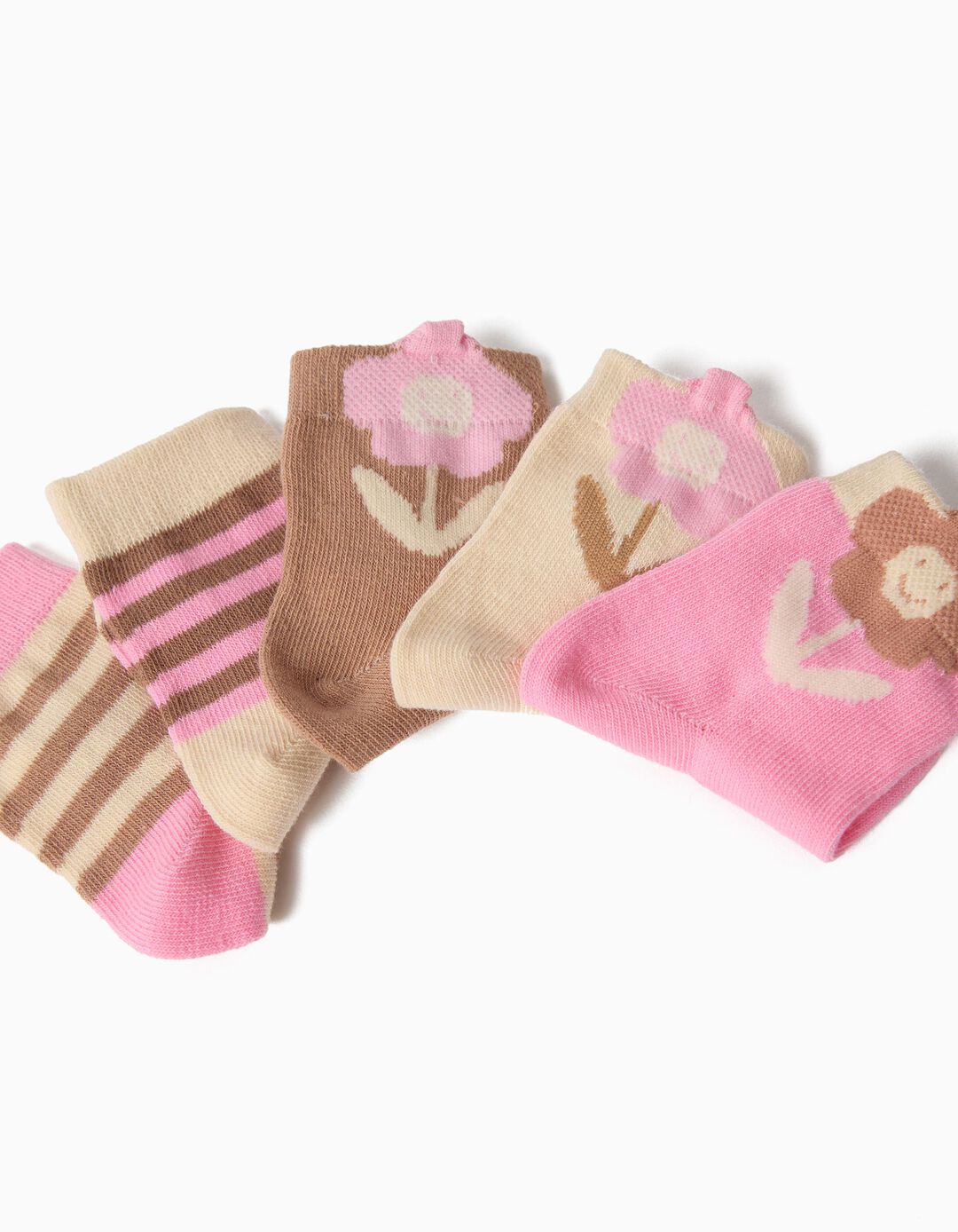 Pack 5 Pares De Meias, Menina, Multicolor