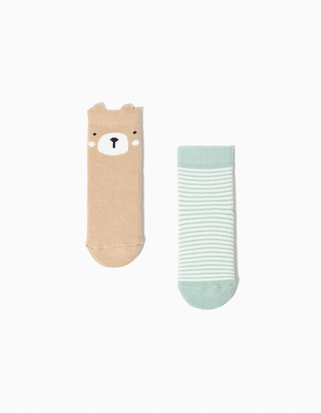 Pack 2 Pares de Meias, Antiderrapantes, Menino, Multicor