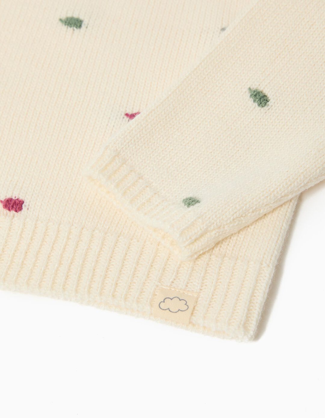 Camisola de Malha, Recém-Nascido, Branco