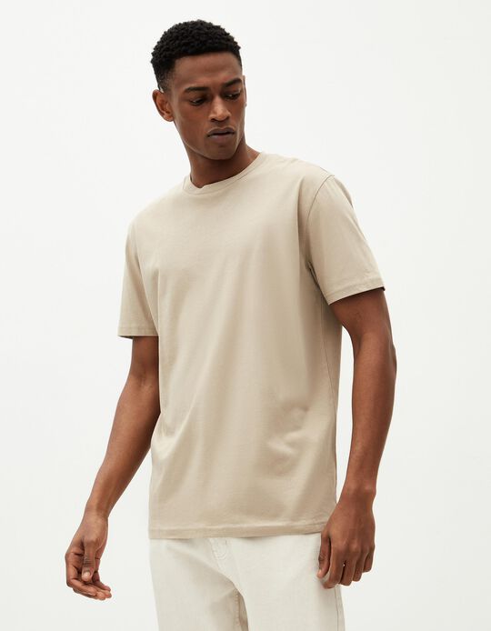 Comprar Online T-shirt, Homem, Bege