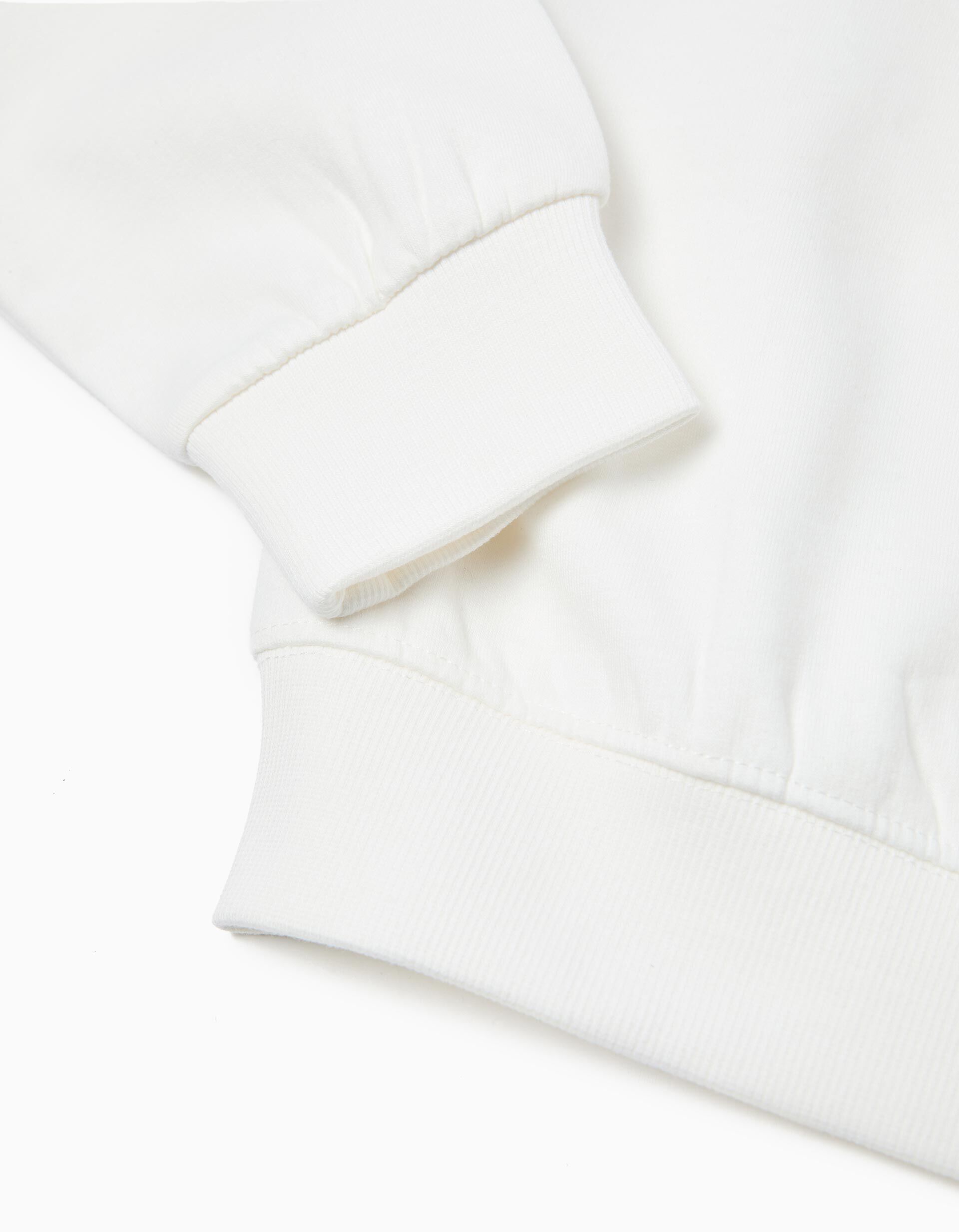 Comprar Online Sweatshirt de Felpa Capuz, Menina, Branco