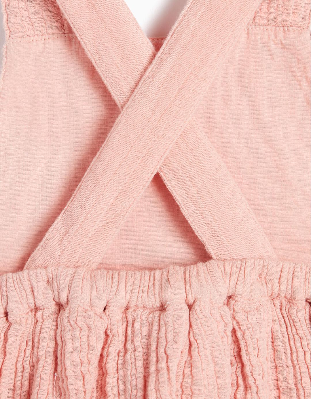 Straps Jumpsuit, Newborn Girls, Light Pink