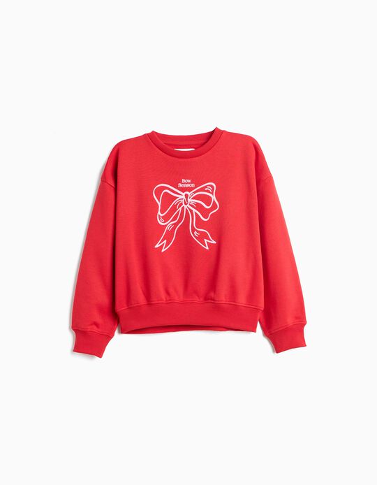 Comprar Online Sweatshirt Cardada, Menina, Vermelho