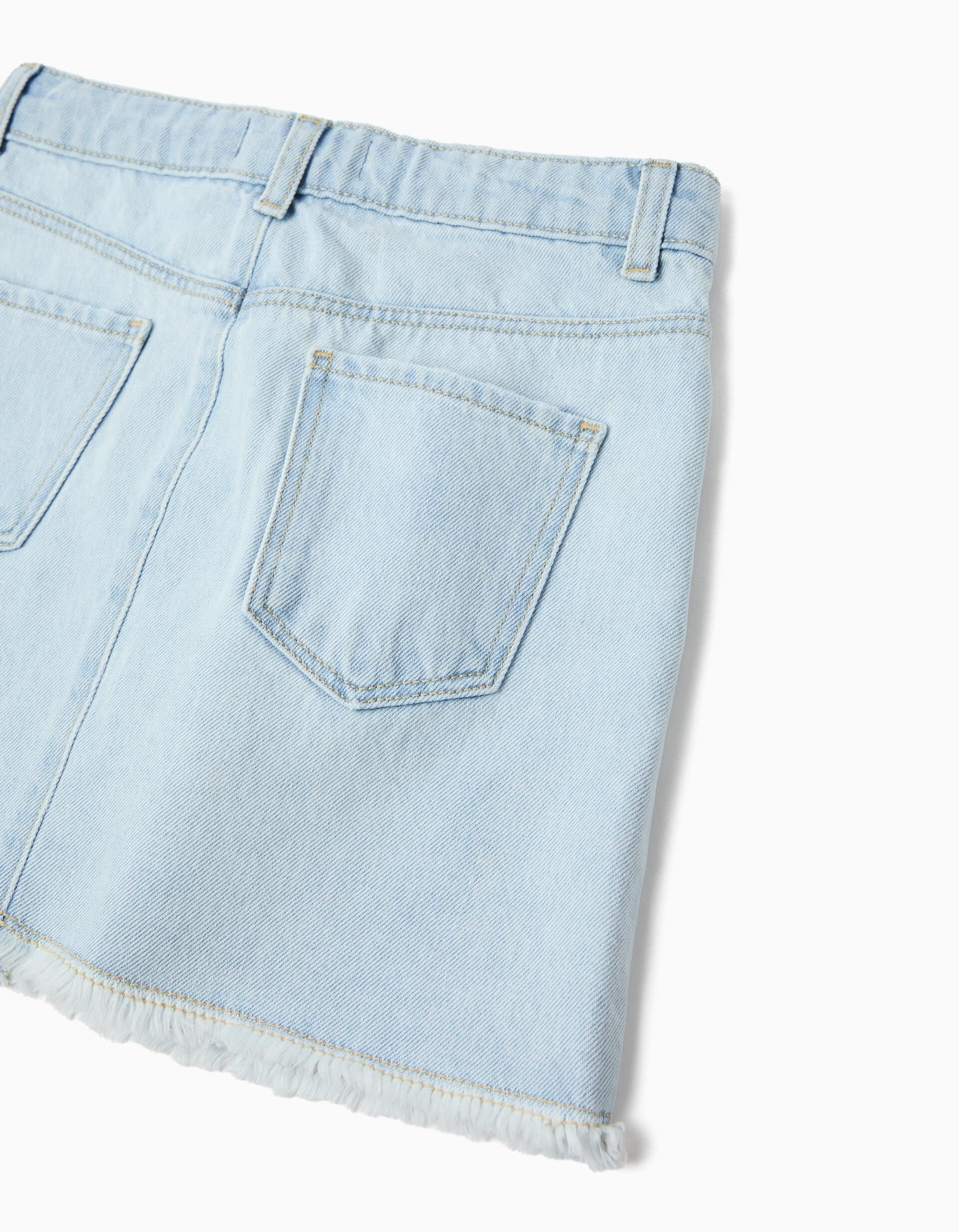 Comprar Online Saia de Ganga, Menina, Azul Claro