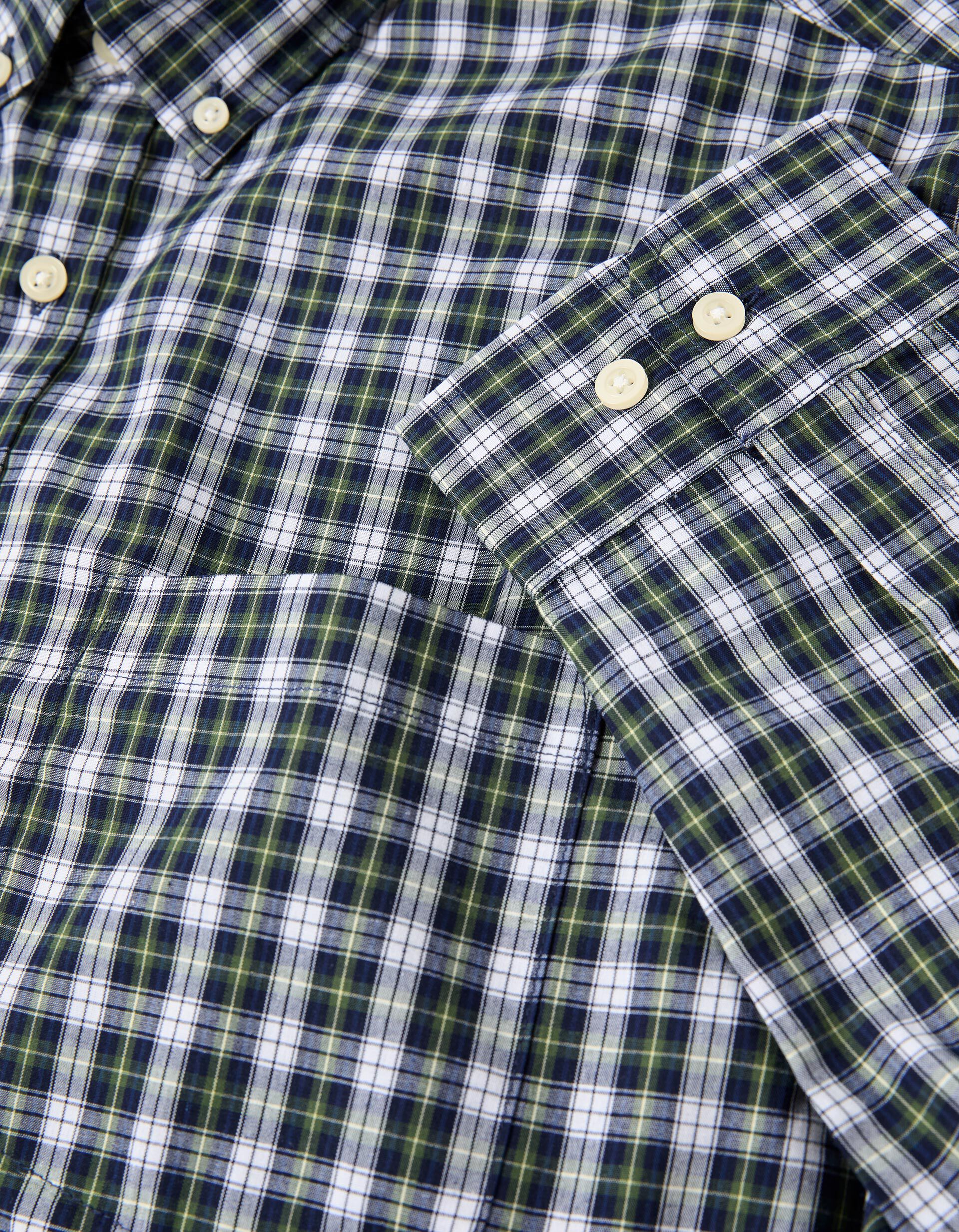 Comprar Online Camisa de Xadrez, Homem, Verde Escuro