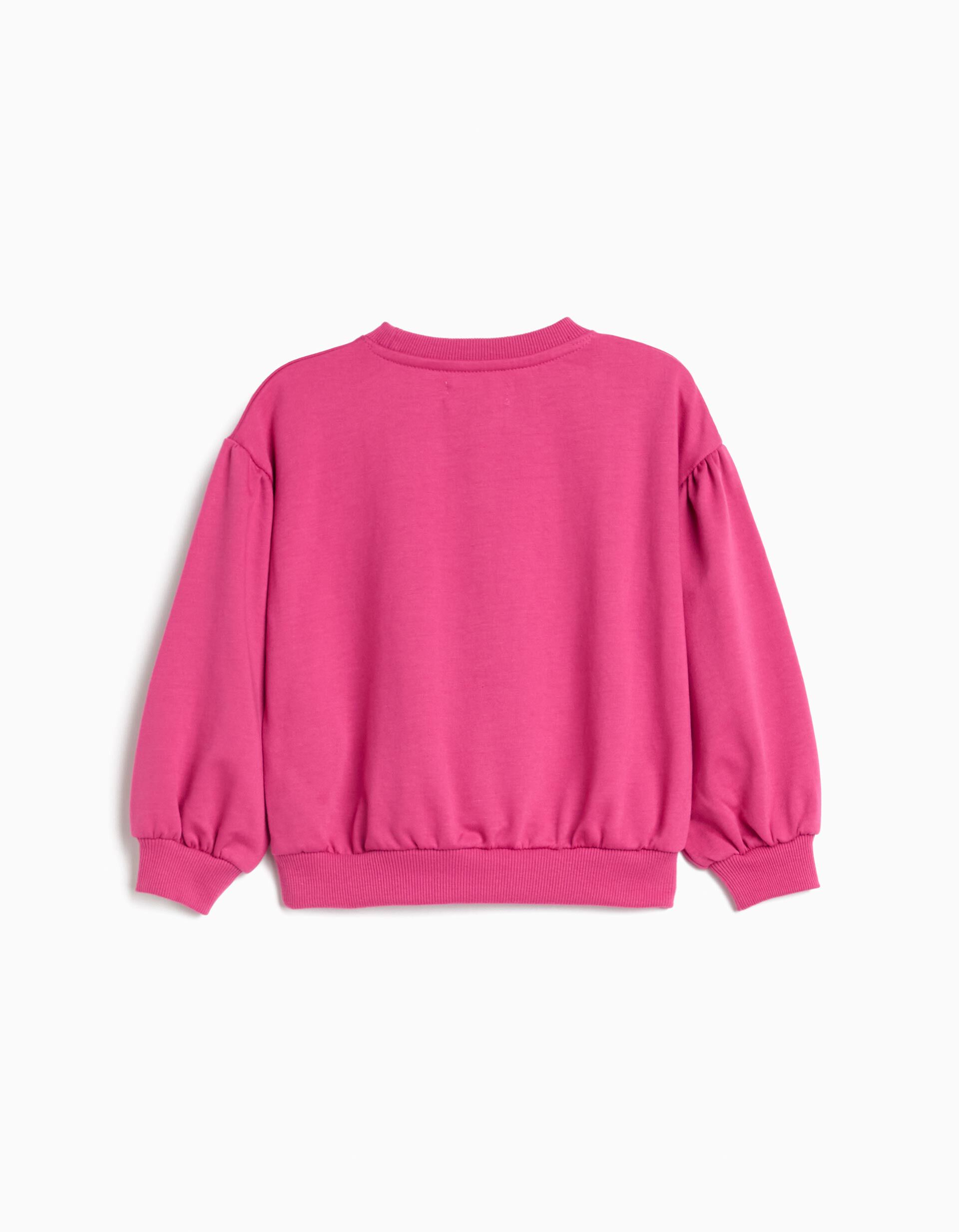 Comprar Online Sweatshirt De Felpa Estampada, Menina, Rosa Escuro