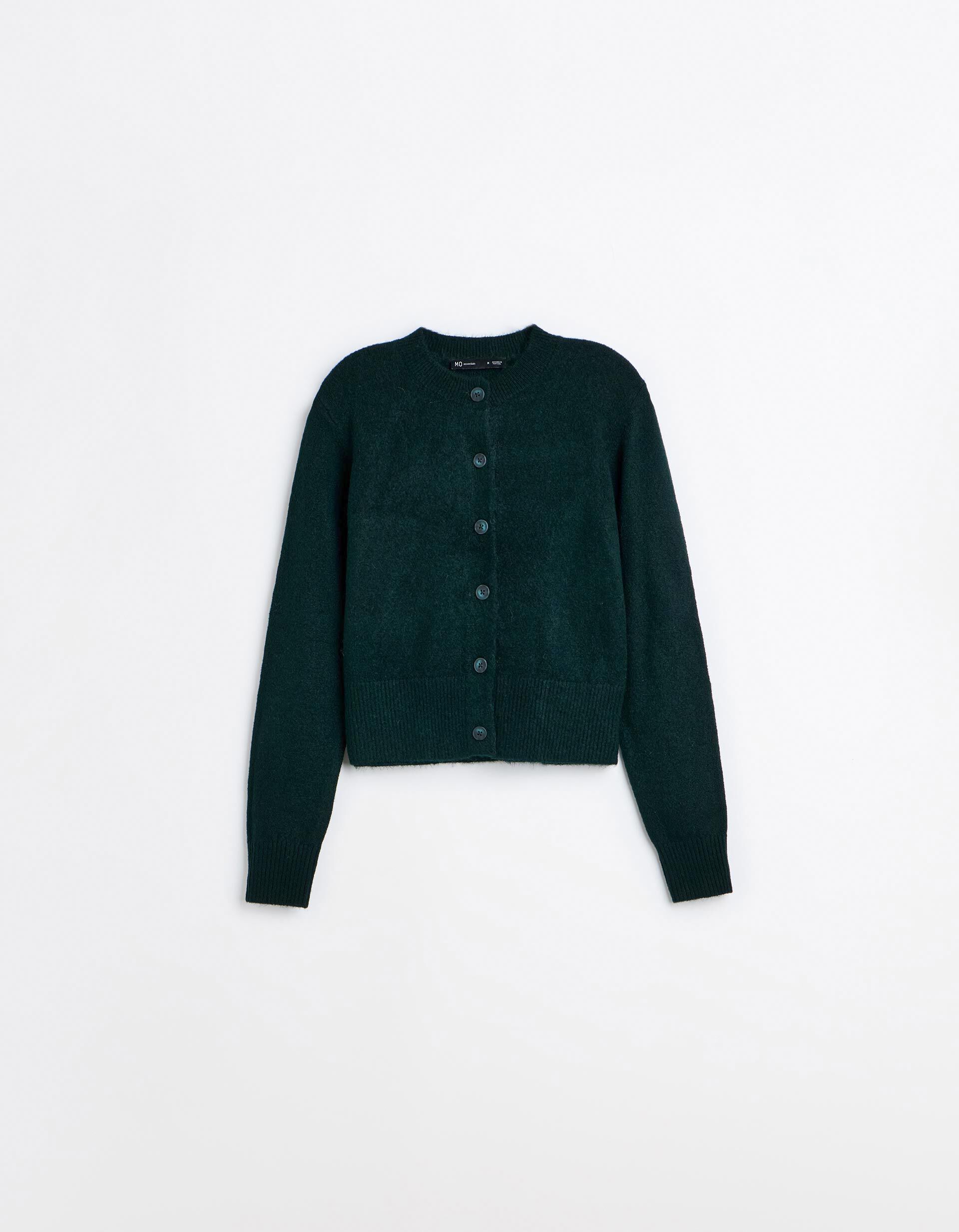 Comprar Online Casaco De Malha, Mulher, Verde Escuro