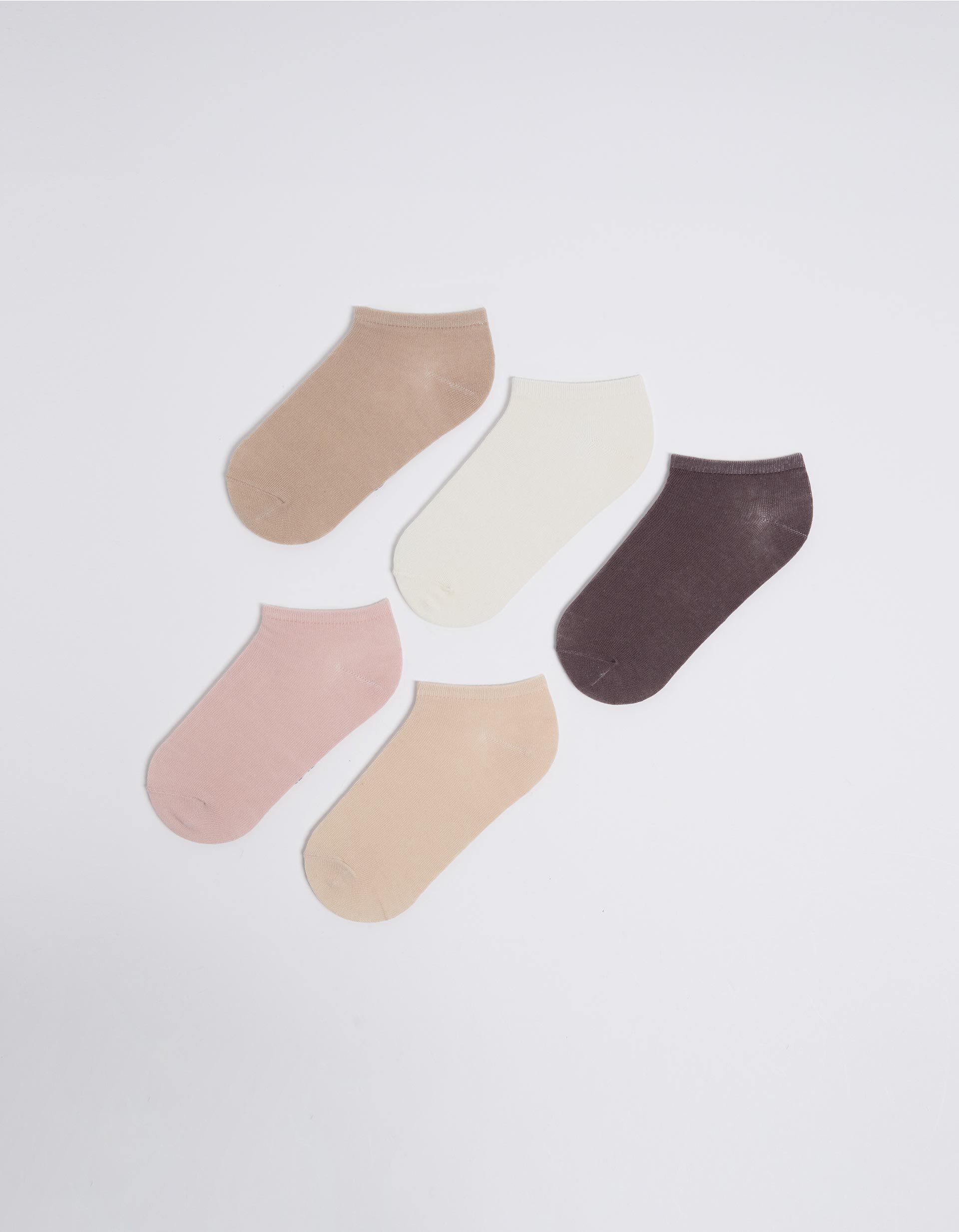 Comprar Online Pack 5 Pares de Meias Invis&iacute;veis, Mulher, Multicor