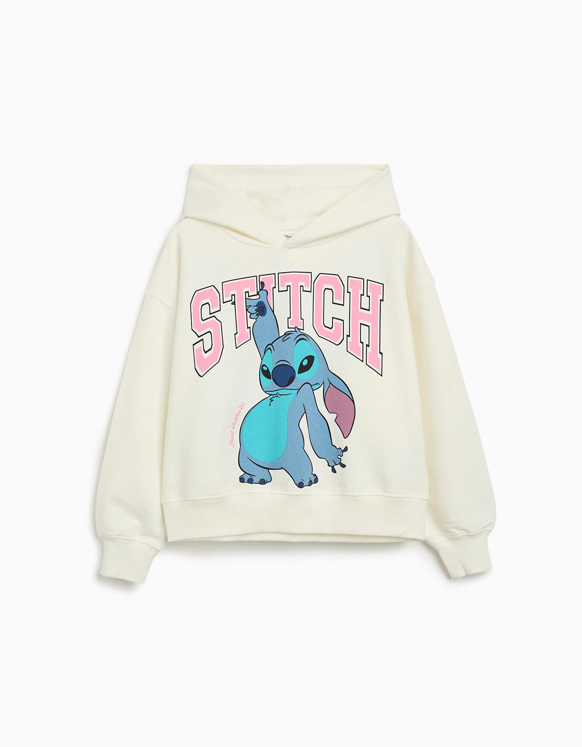 Comprar Online Sweatshirt de Felpa Capuz 'Stitch', Menina, Branco