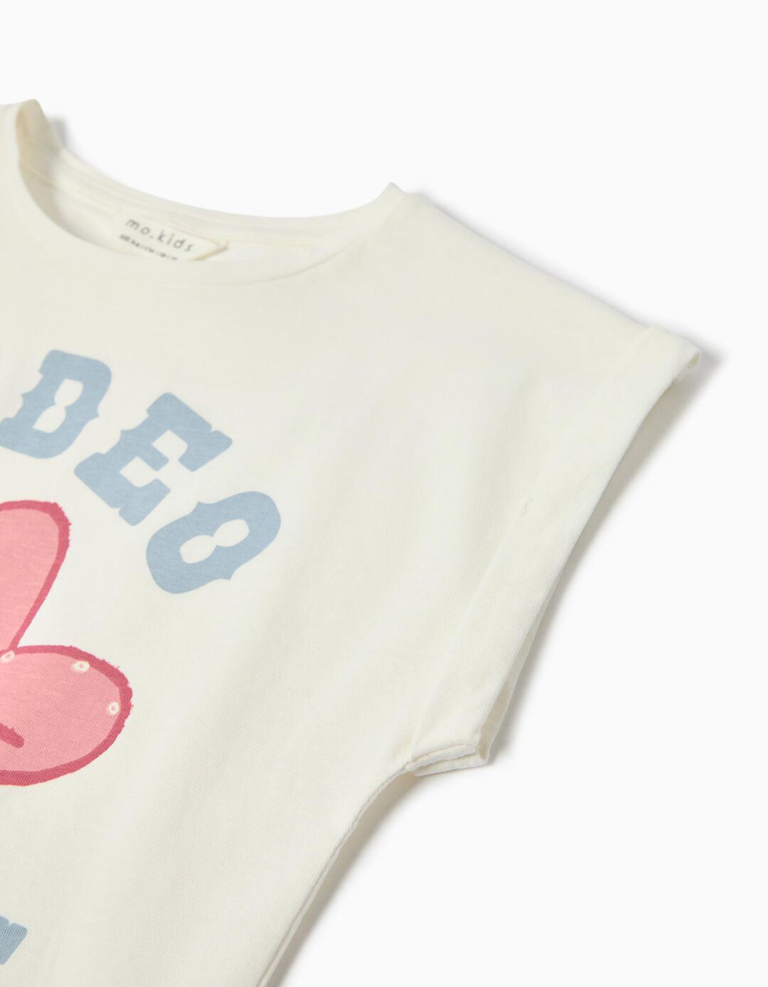 T-shirt Print, Menina, Cru
