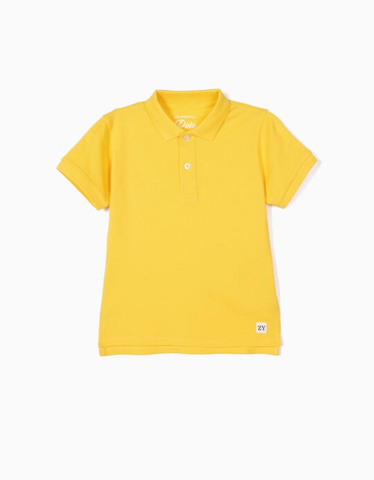 Polo para Menino, Amarelo