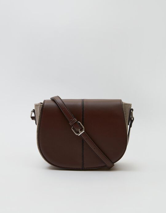Small Crossbody Handbag, Women, Brown