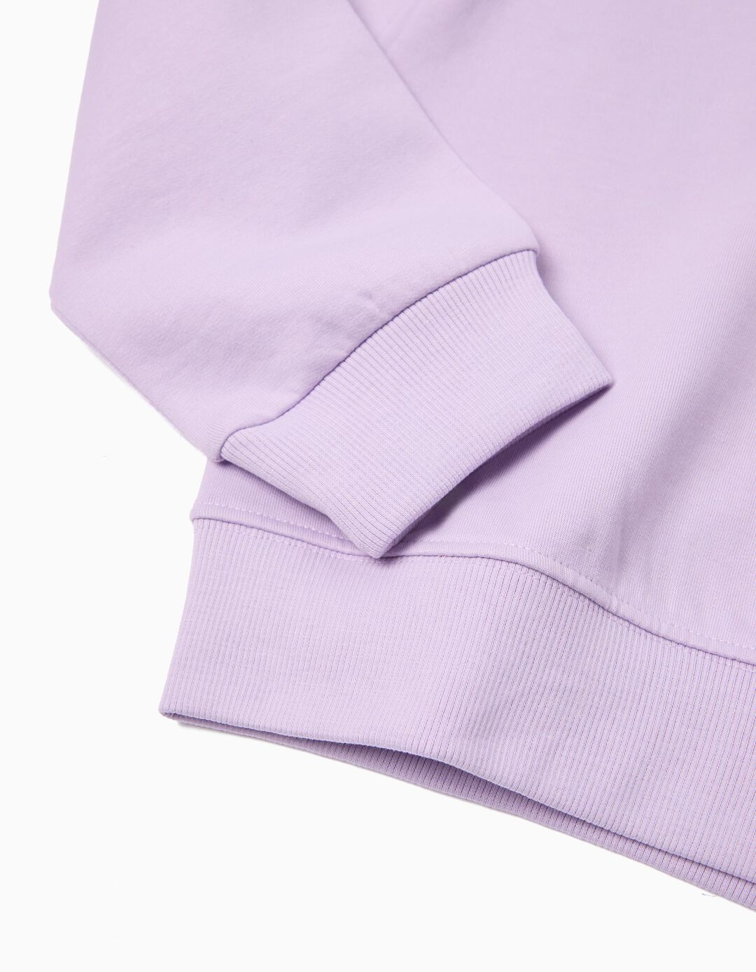 Sweatshirt de Felpa Capuz, Menina, Roxo Claro