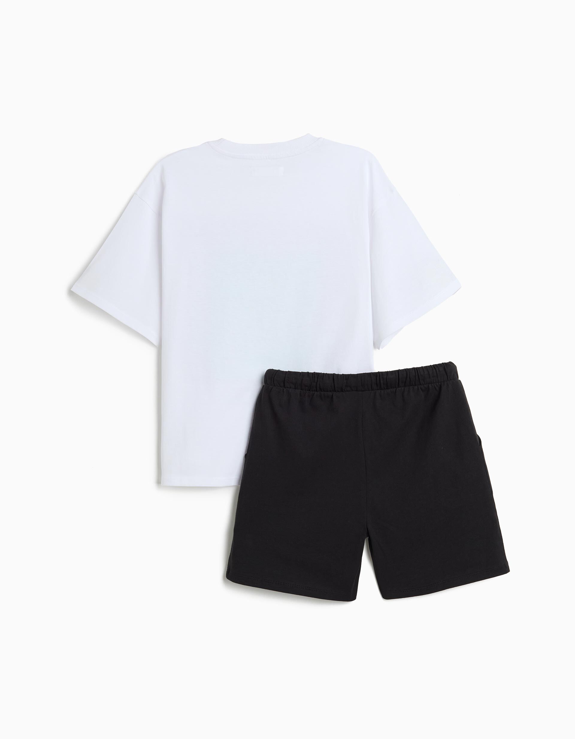 Comprar Online Conjunto T-shirt e Cal&ccedil;&otilde;es, Menino, Preto