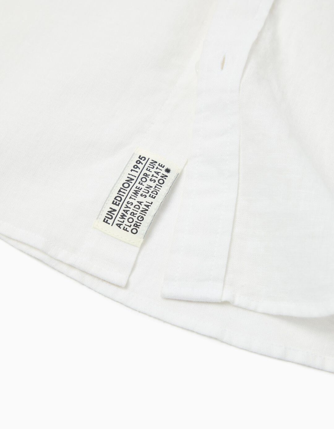 Camisa 'Relaxed Fit', Menino, Branco