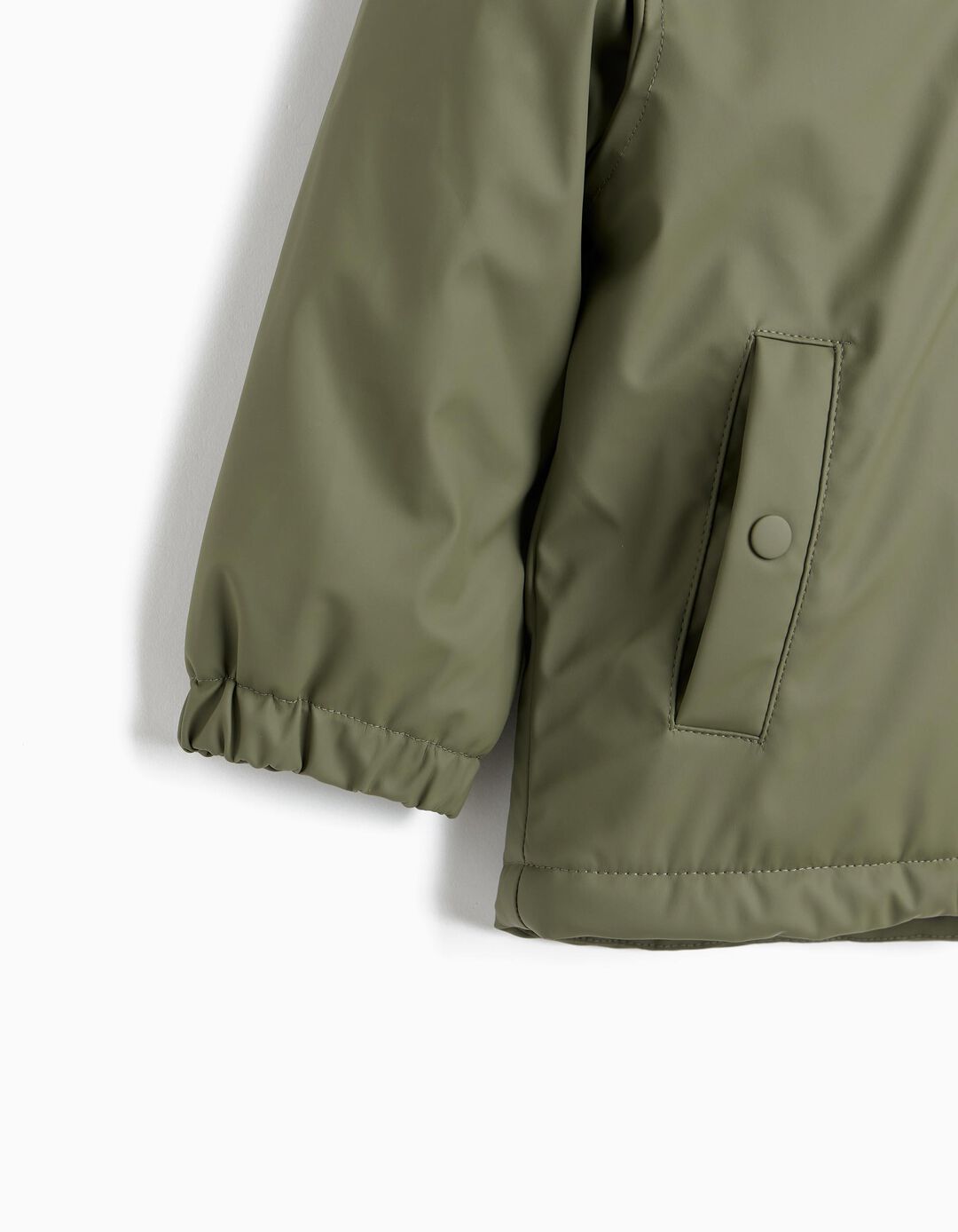 Parka Com Forro Sherpa, Menino, Verde Escuro