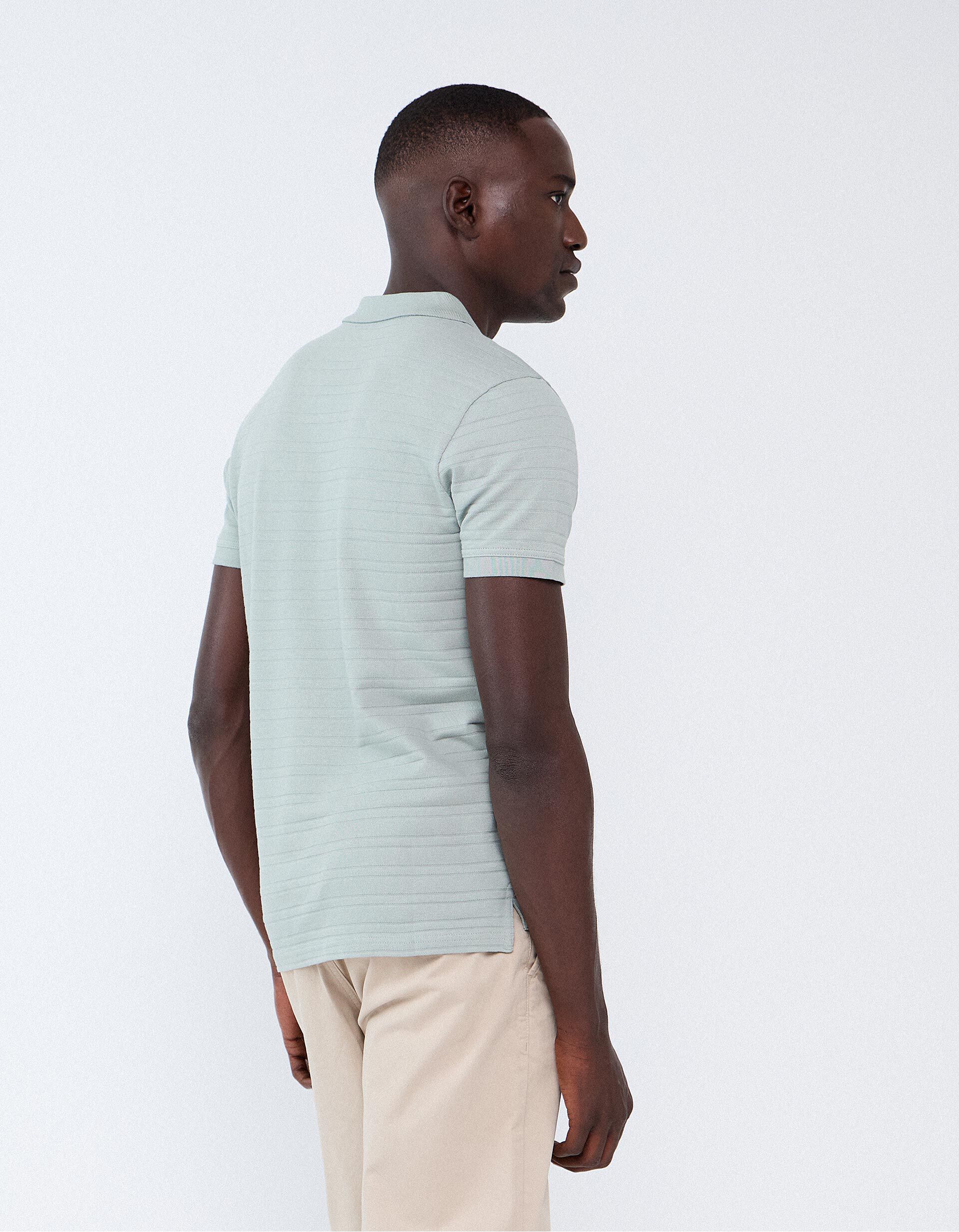 Comprar Online Polo Jacquard, Homem, Verde Claro