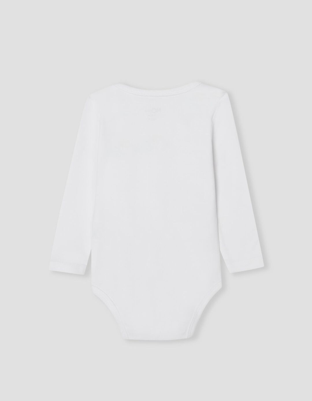 Pack of 5 Bodysuits, Baby Girls, White