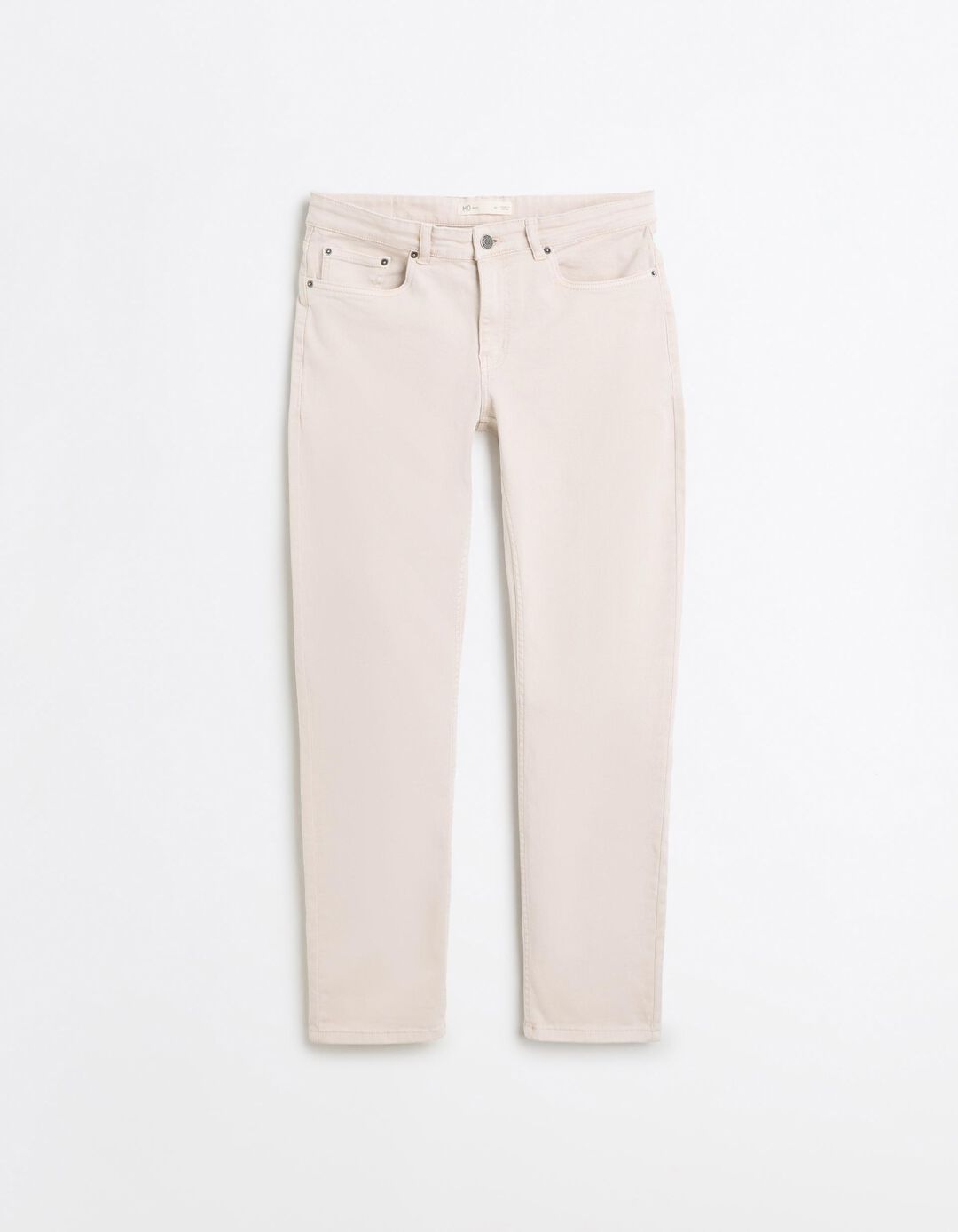 Jeans Slim-Fit, Homem, Bege Claro