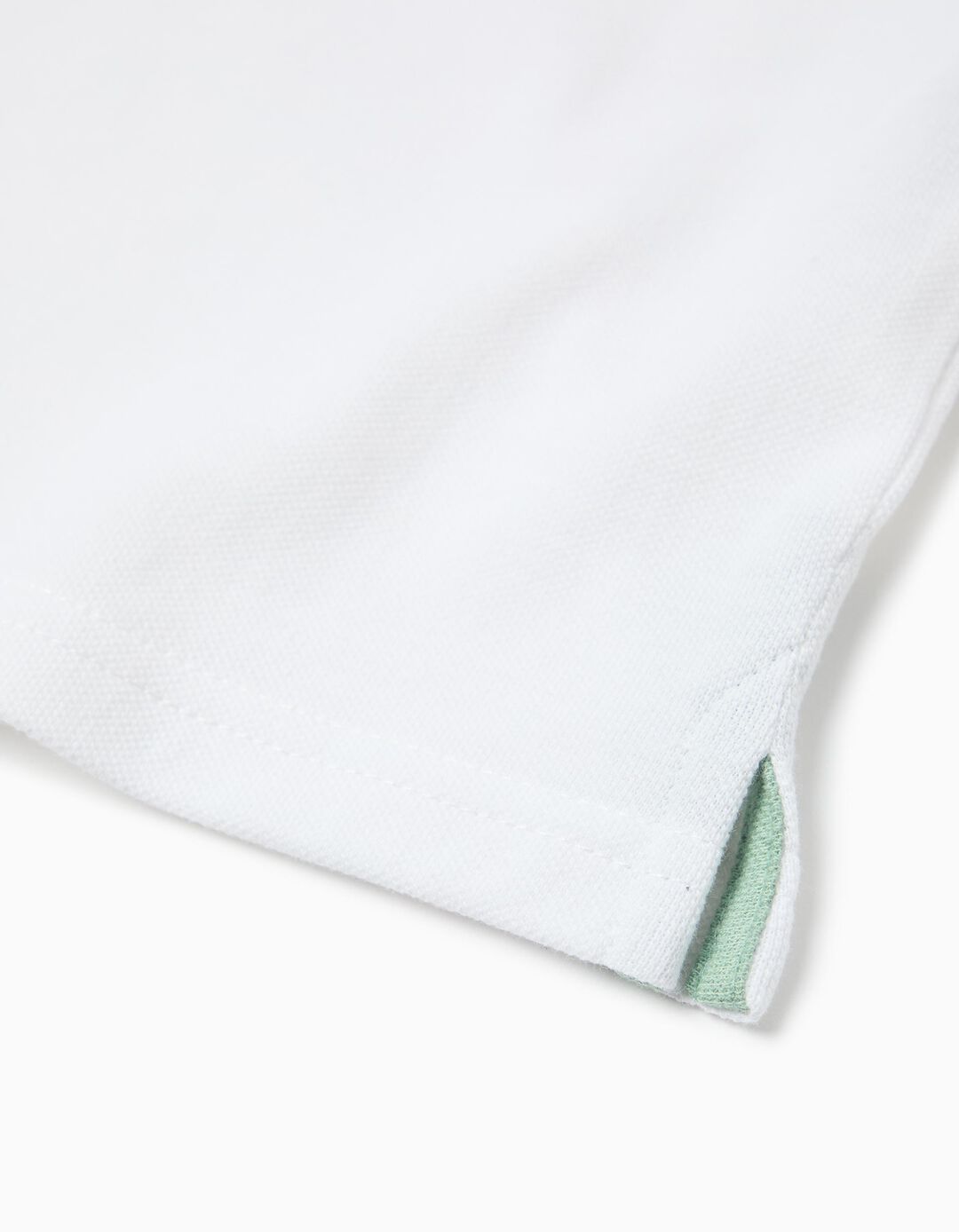 Polo Piquet, Menino, Branco