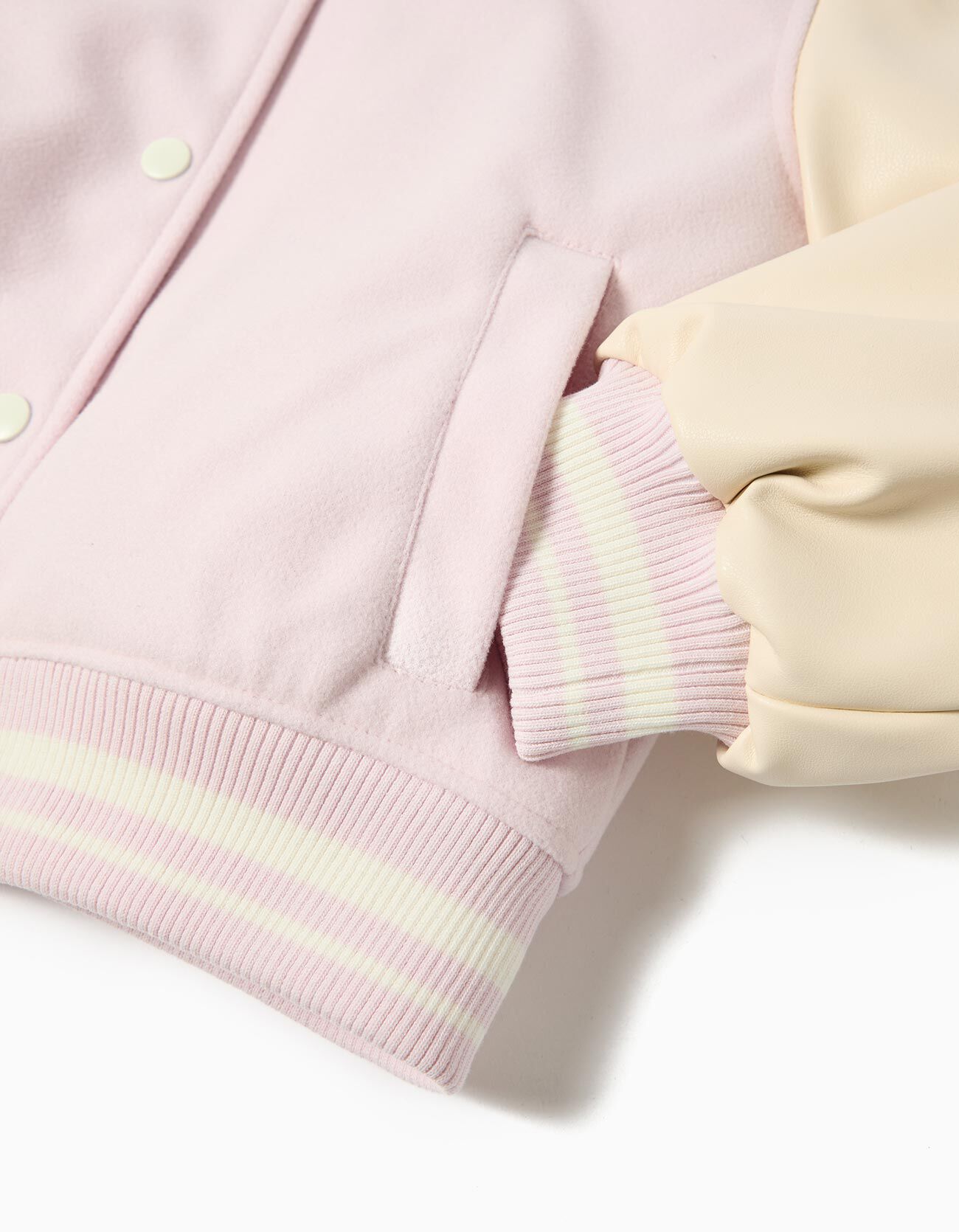 Comprar Online Casaco Bomber, Menina, Rosa Claro