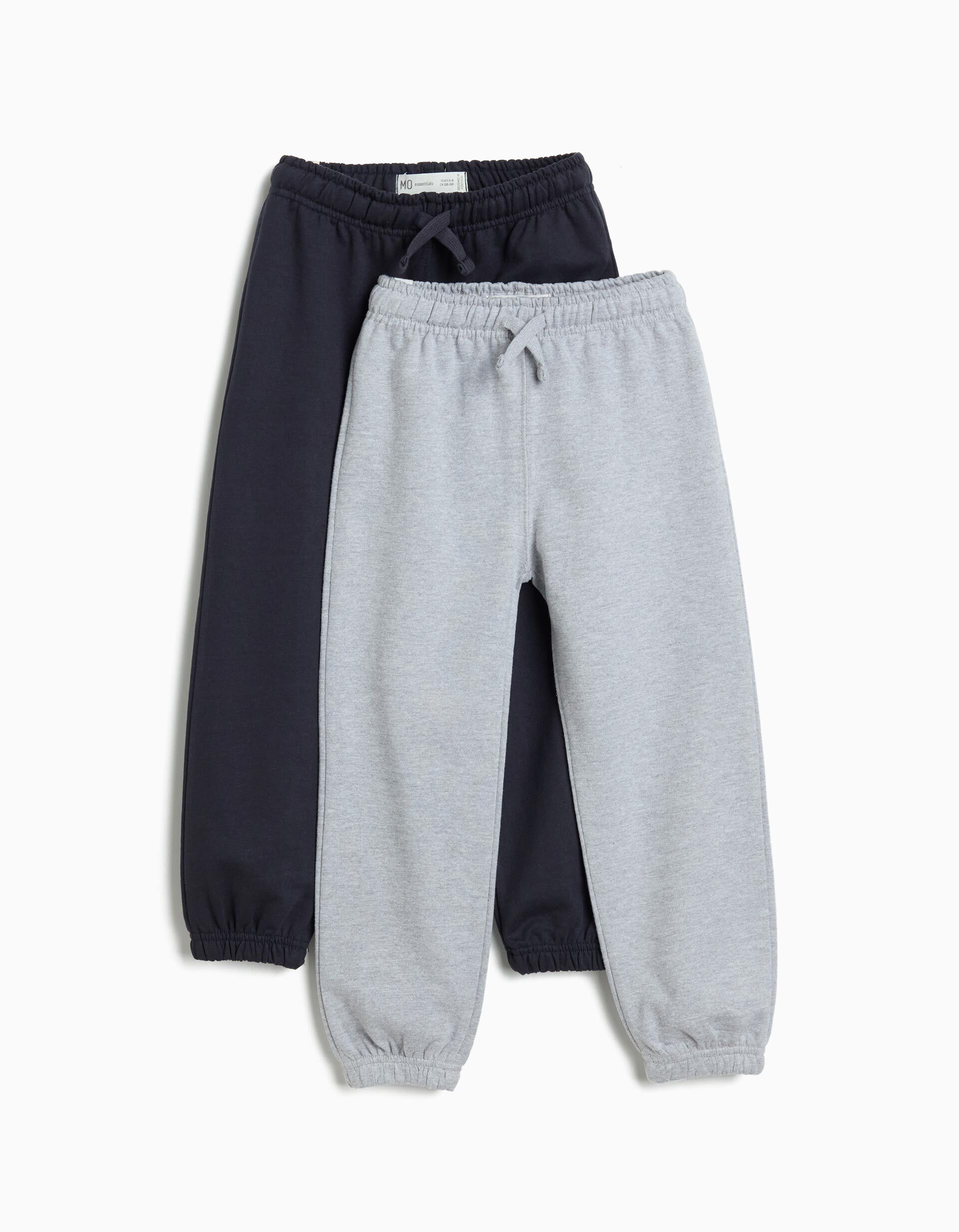 Comprar Online Pack 2 Joggers de Felpa, Menino, Azul Escuro