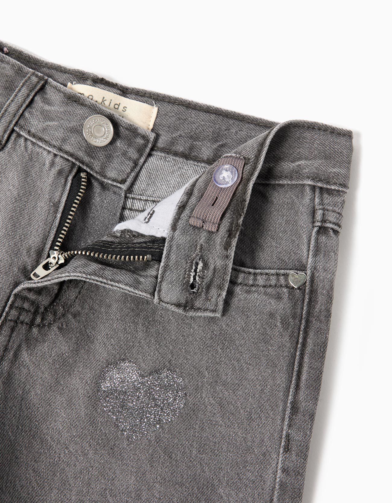 Comprar Online Cal&ccedil;as de Ganga Wide Leg, Menina, Cinzento Escuro