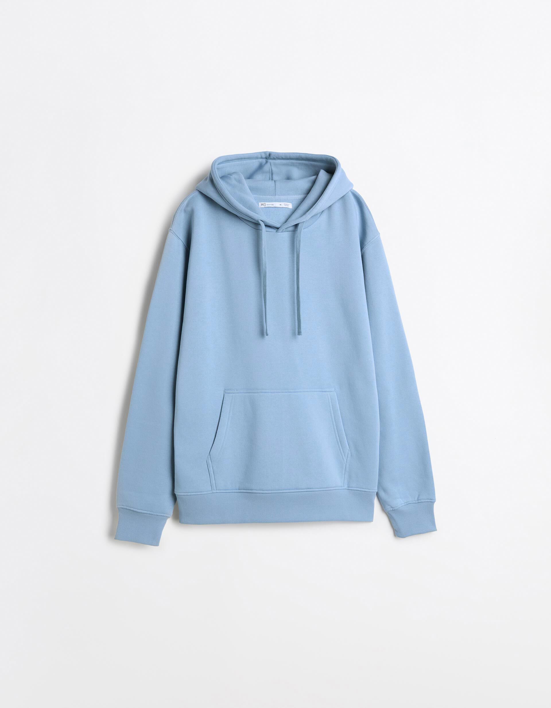 Comprar Online Sweatshirt Com Capuz, Homem, Azul Claro