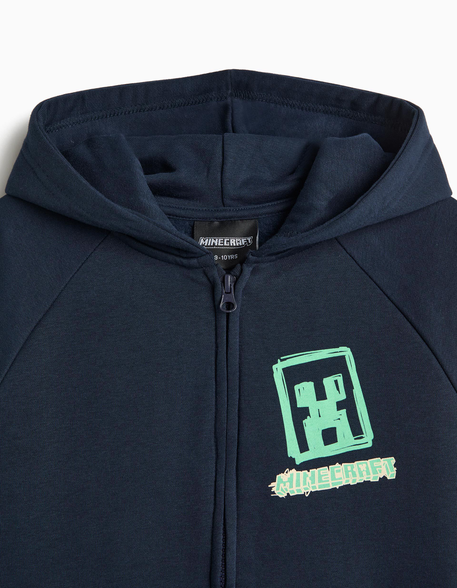 Comprar Online Casaco De Felpa 'Minecraft', Menino, Azul Escuro