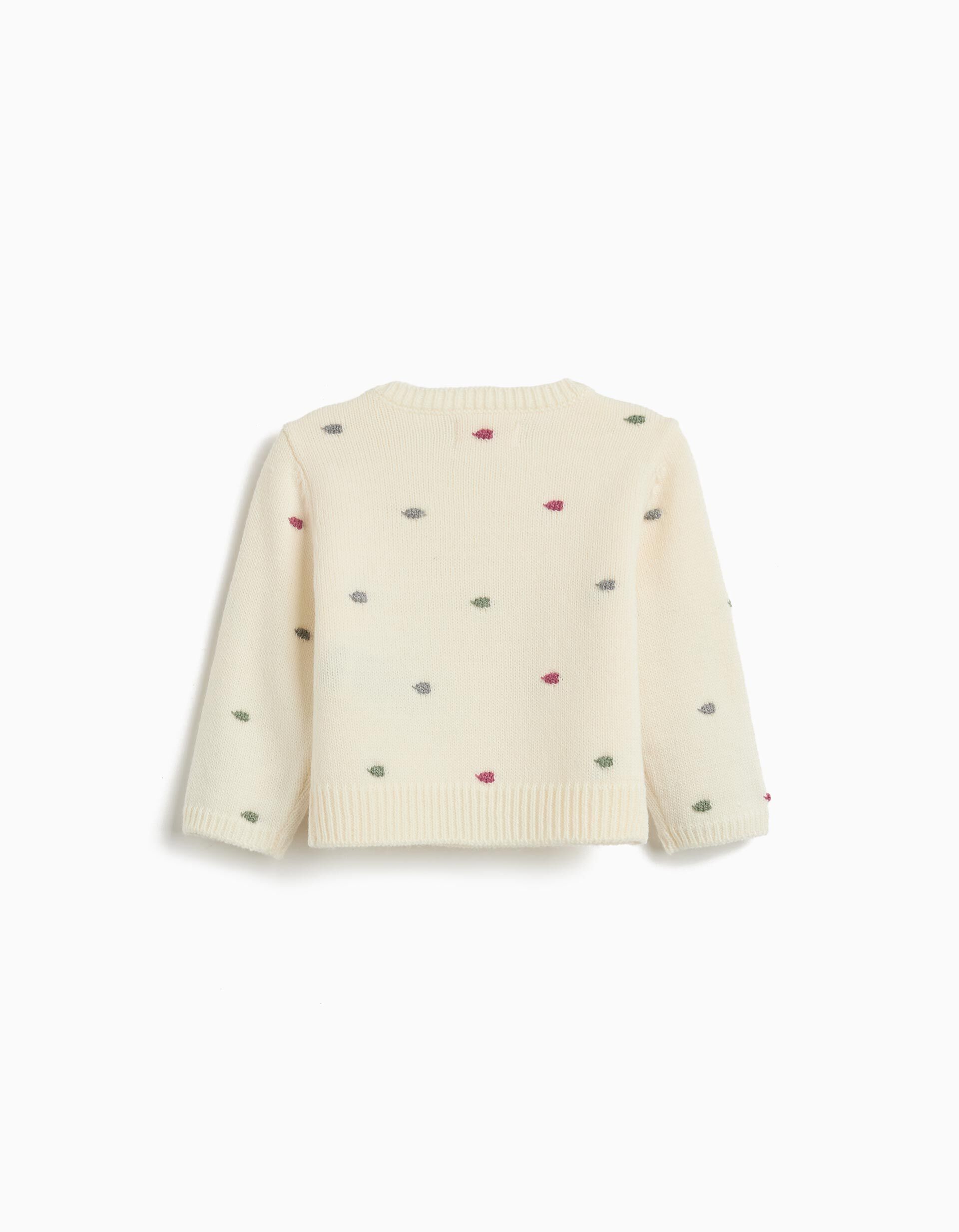 Comprar Online Camisola de Malha, Rec&eacute;m-Nascido, Branco