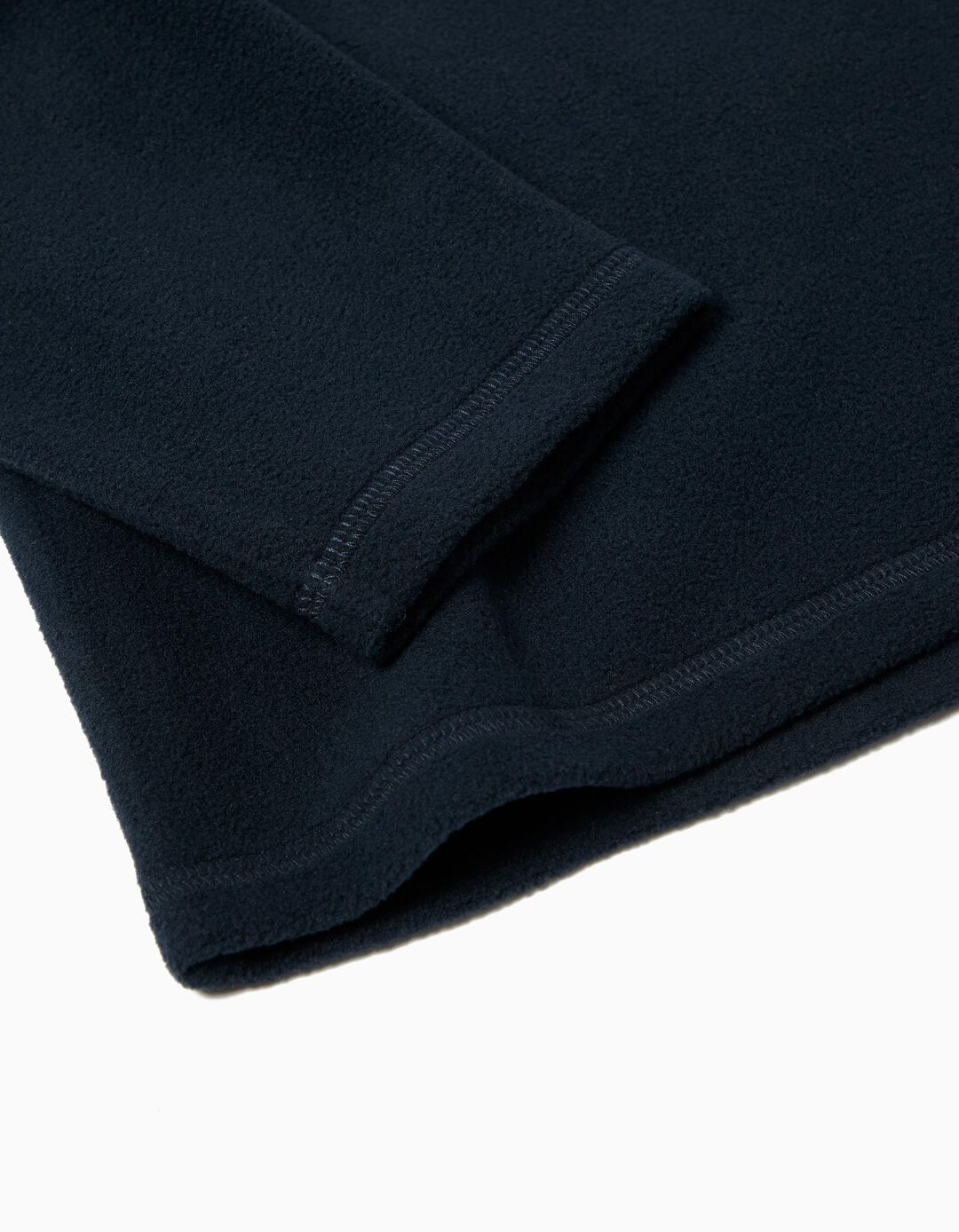 Camisola Polar com Fecho, Menino, Azul Escuro