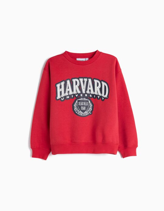 Comprar Online Sweatshirt 'Harvard', Menina, Vermelho