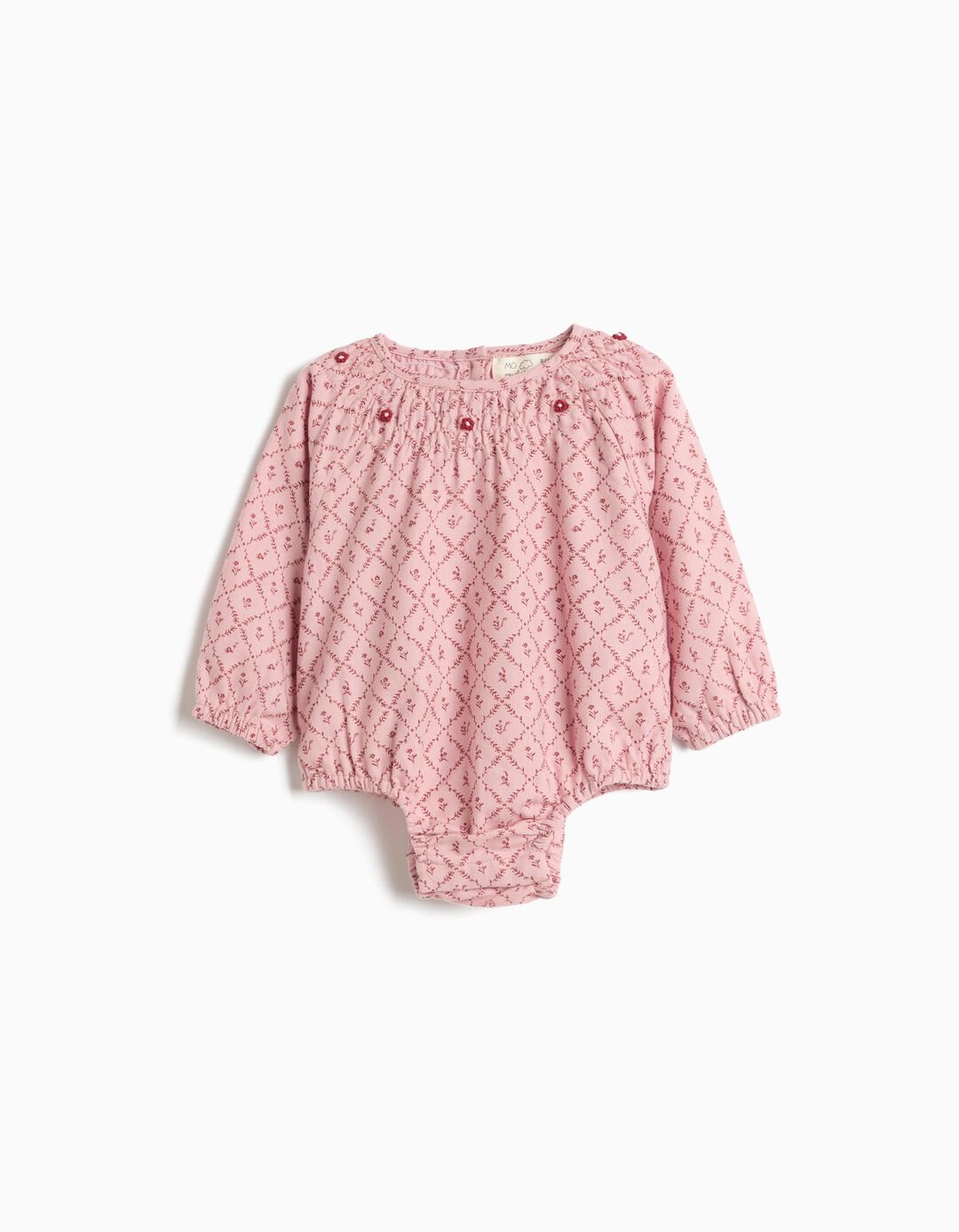 Fofo Estampado, Rec&eacute;m-Nascido, Rosa Claro