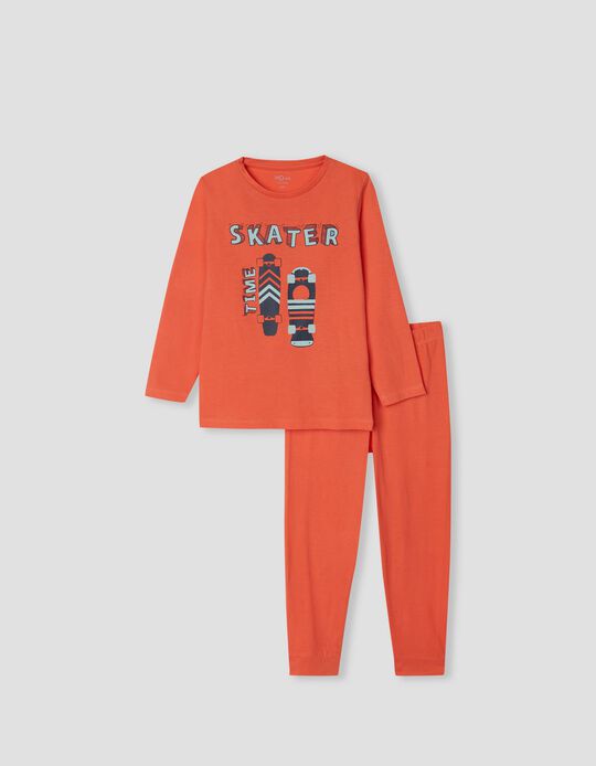 Pyjamas, Boys, Orange