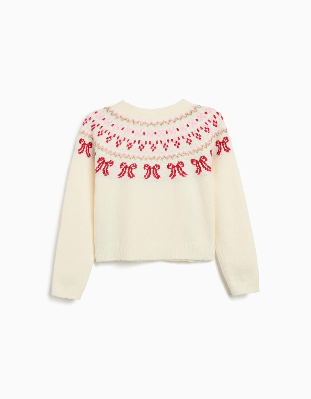 Camisola de Malha, Menina, Branco