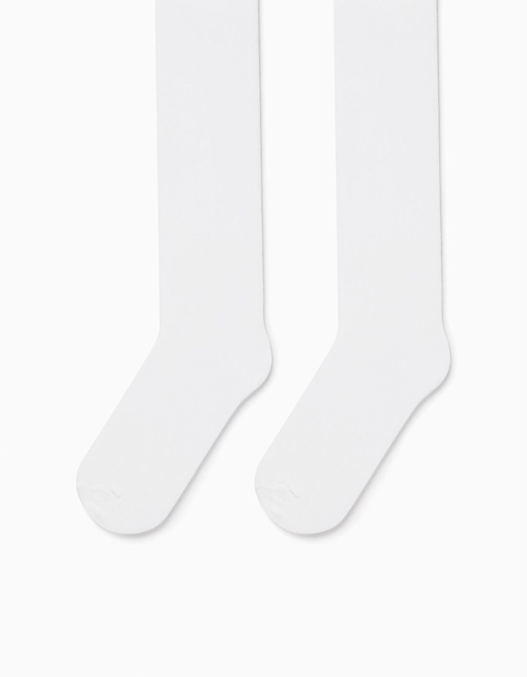 Anti-Pilling Tights for Girls, White