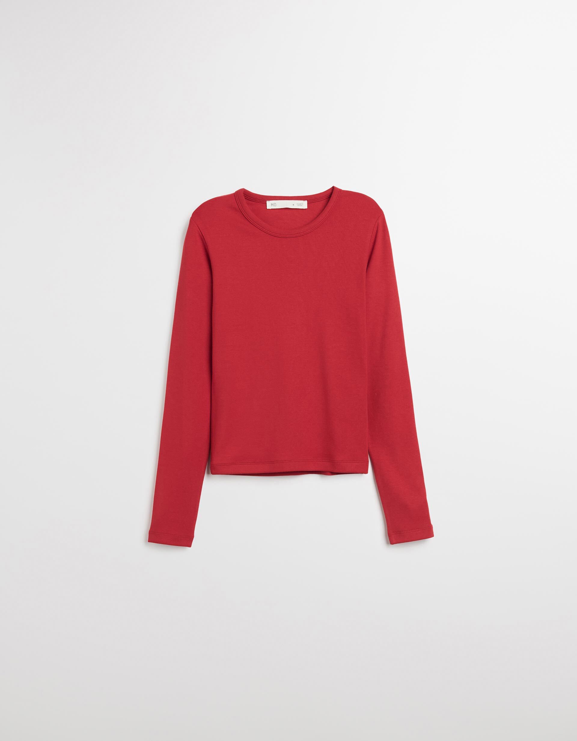 Comprar Online T-shirt Manga Comprida, Mulher, Vermelho