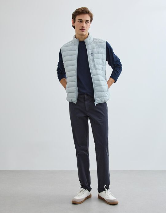 Comprar Online Calças Chino Slim, Homem, Azul Escuro