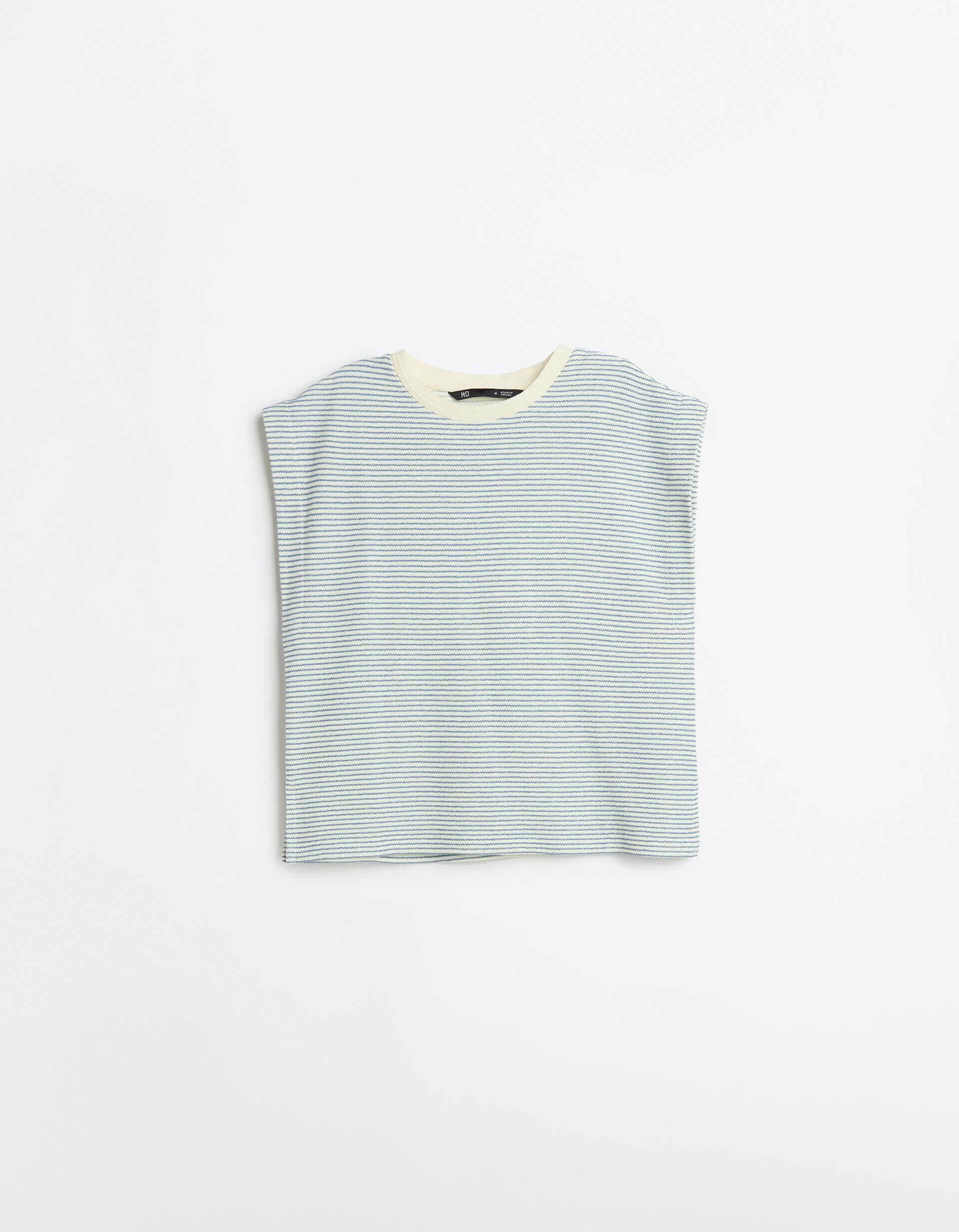 Comprar Online T-shirt Riscas, Mulher, Bege Claro