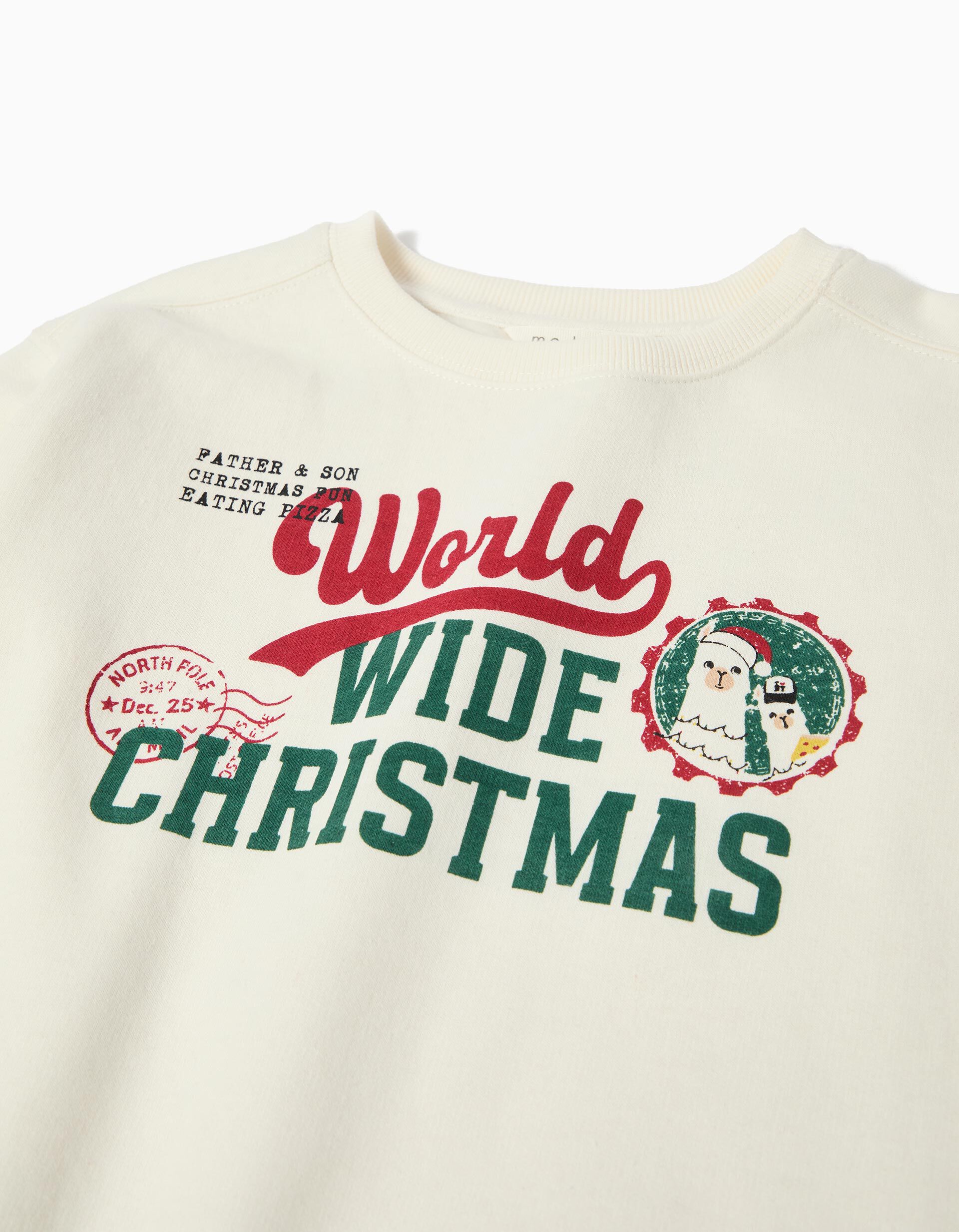 Comprar Online Sweatshirt de Natal, Menino, Cru