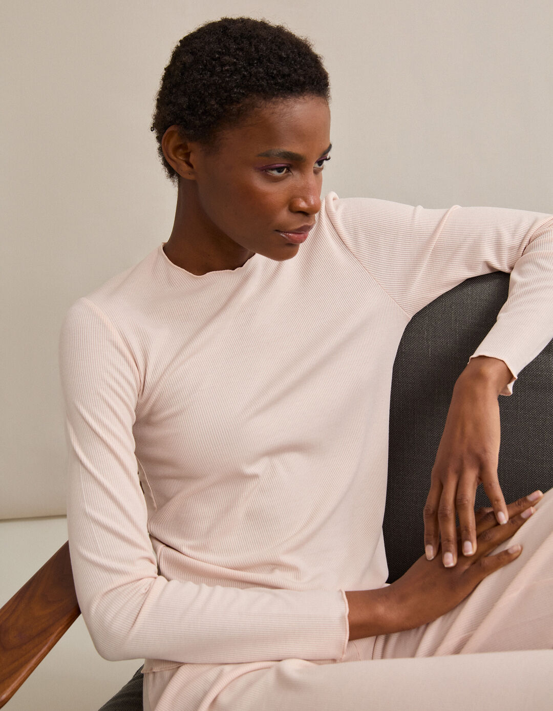 Pijama, Mulher, Rosa Claro