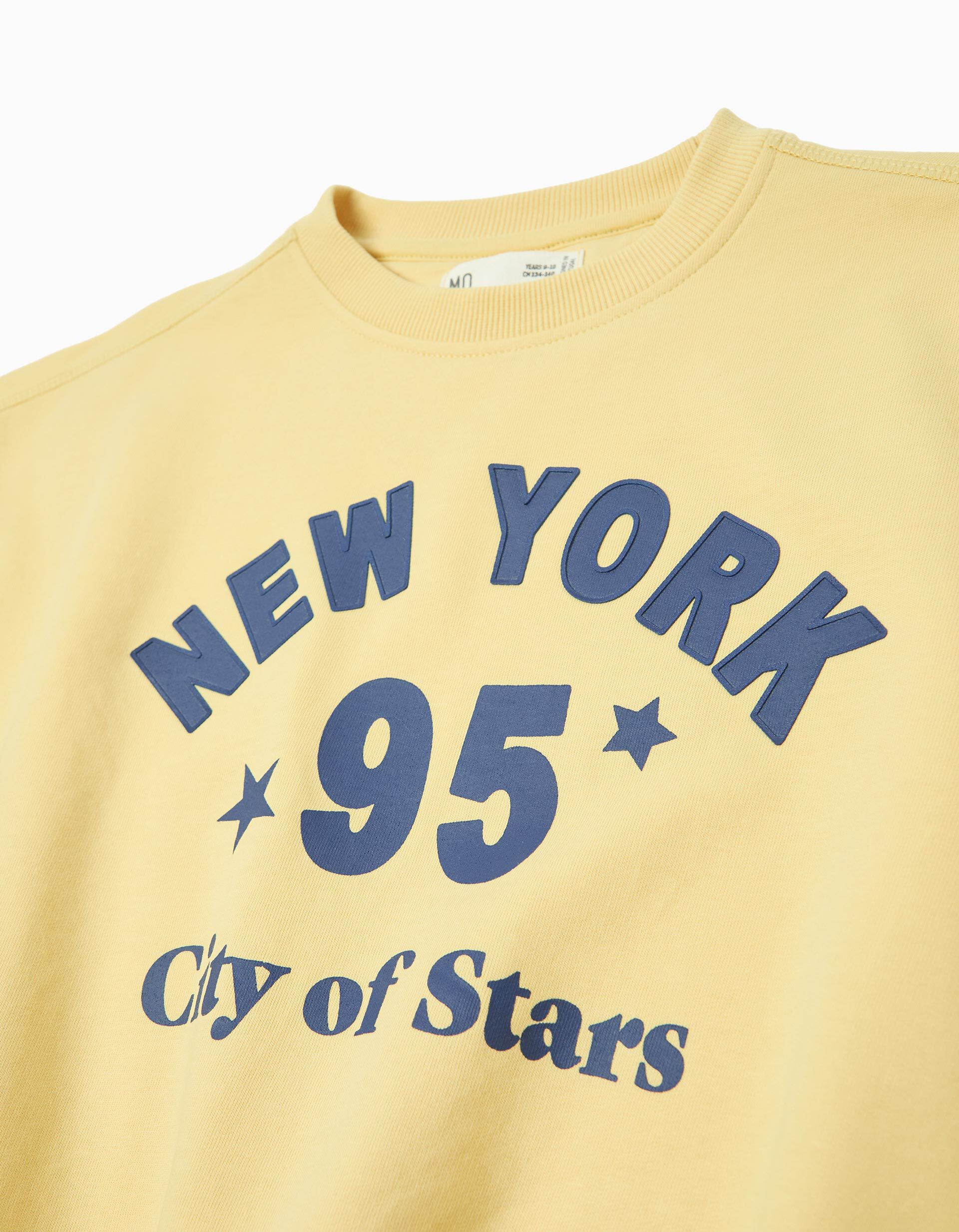 Comprar Online Sweatshirt, Menina, Amarelo Claro