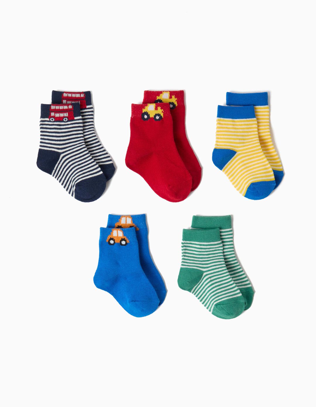 Pack 5 Pares De Meias, Menino, Multicolor