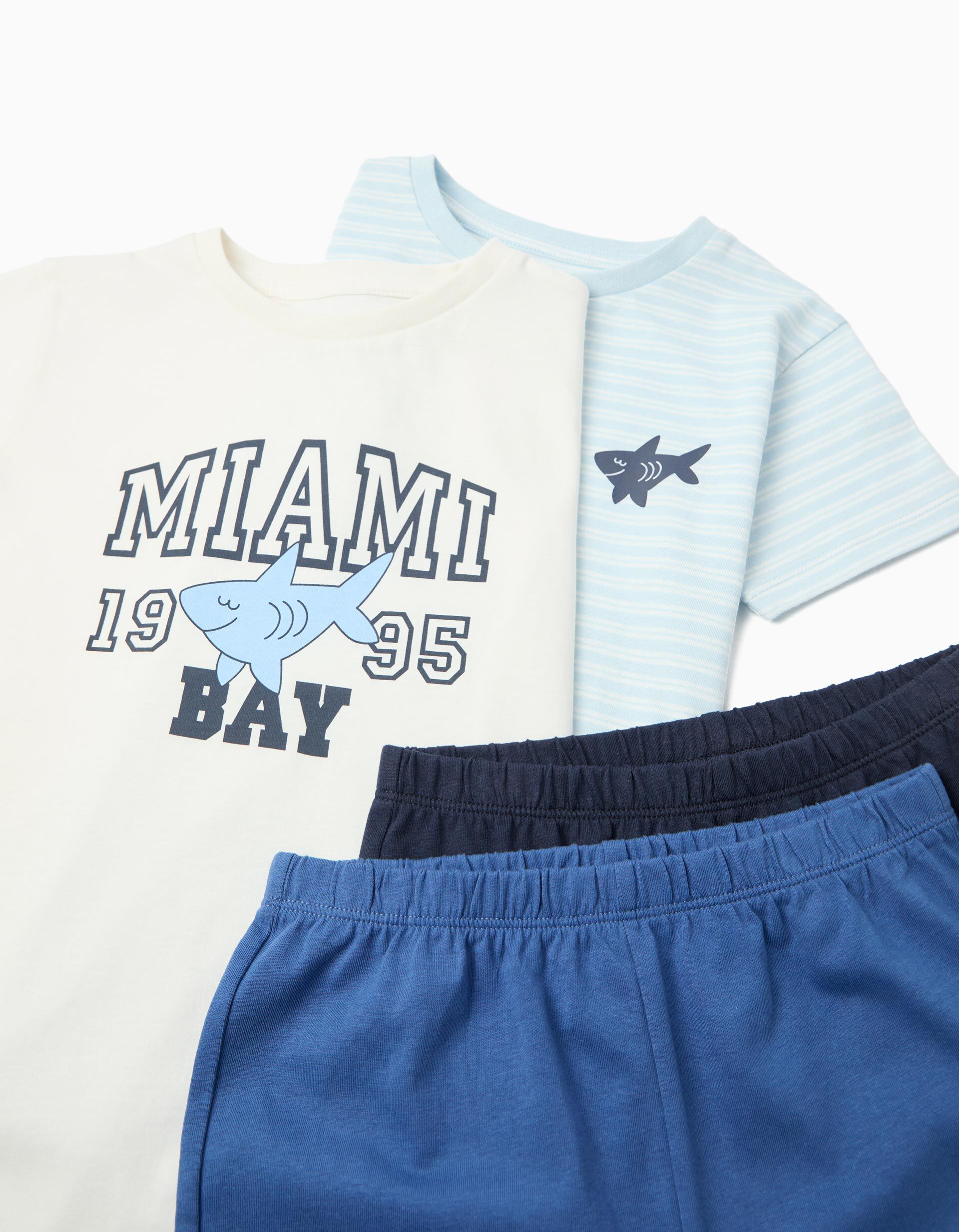 Comprar Online Pack 2 Pijamas Jersey, Menino, Branco