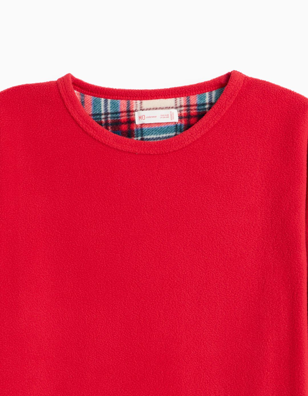 Pijama Polar De Natal, Menino, Vermelho Escuro