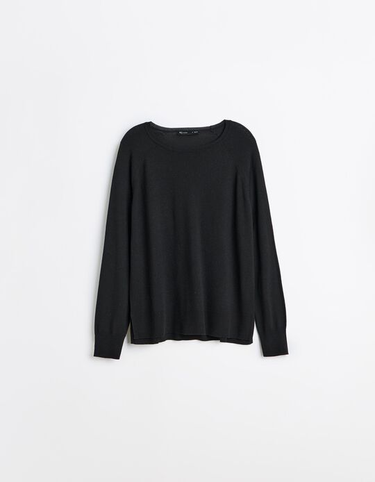Comprar Online Sweater De Manga Comprida, Mulher, Preto