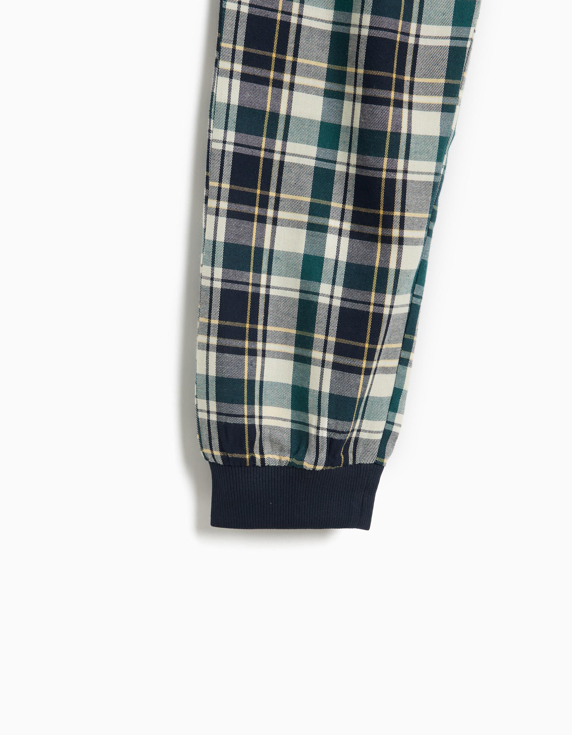Comprar Online Pijama Xadrez, Menino, Azul Escuro