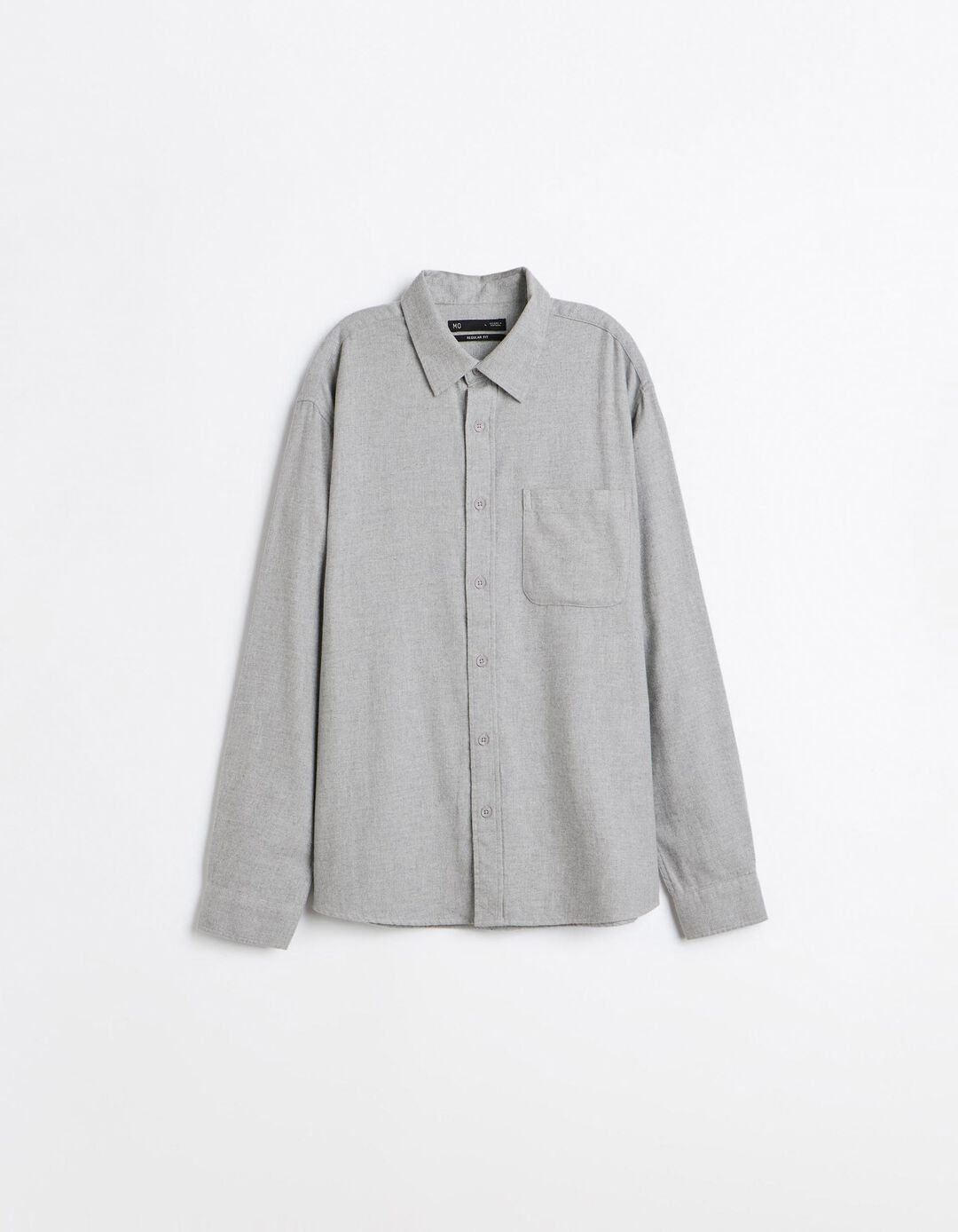 Camisa De Flanela, Homem, Cinzento